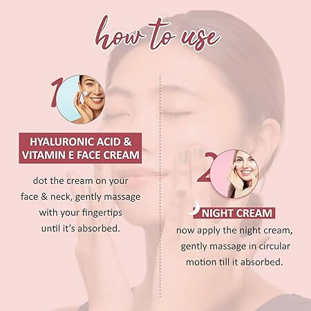 Our Cares Moisturizer With Hyaluronic Acid Vitamin E + Night Cream - Combo - Distacart