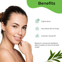 Thumbnail for Pilgrim Australian Tea Tree Essential Oil For Hair, Skin Care, Acne & Pimples - Distacart