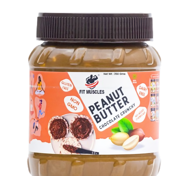 Fit Muscles Original Classic Peanut Butter Crunchy - with Rich Protein