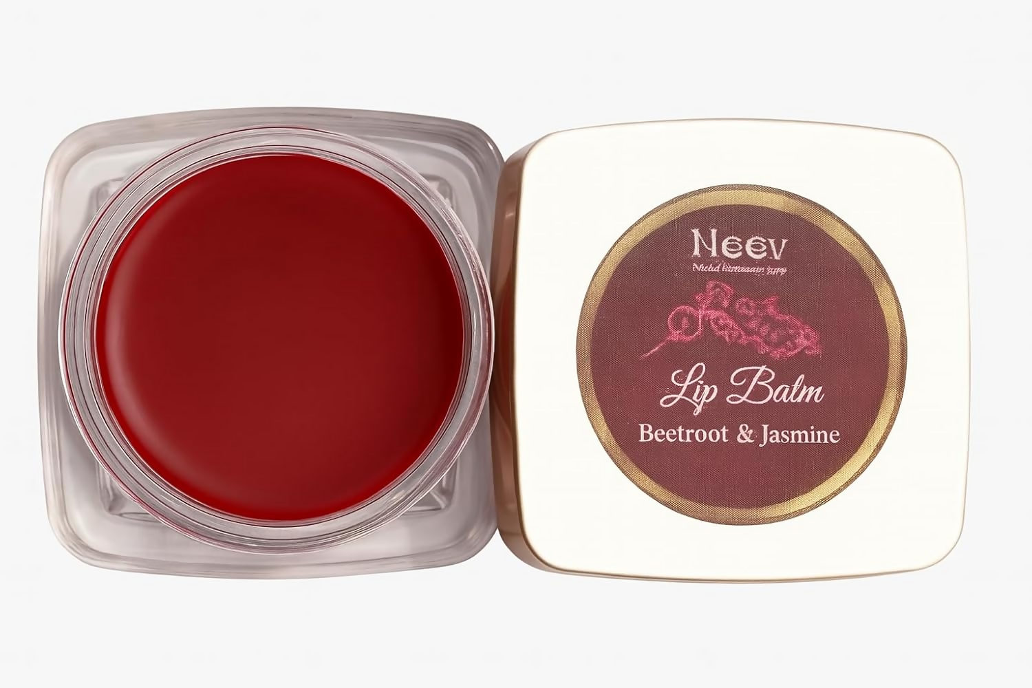 Neev Herbal Handmade Soaps Beetroot & Jasmine Lip Balm - Distacart