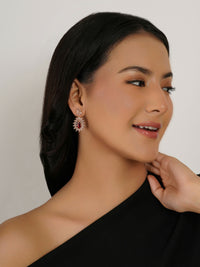 Thumbnail for Long kundan earring (Red) - Ruby Raang - Distacart