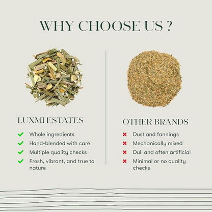 Luxmi Estates Lemon Ginger Herbal Tea - Dista