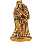 Thumbnail for Estele Gold-Polished Devotional Shree Radha Krishna Idol for Home/Car Decor