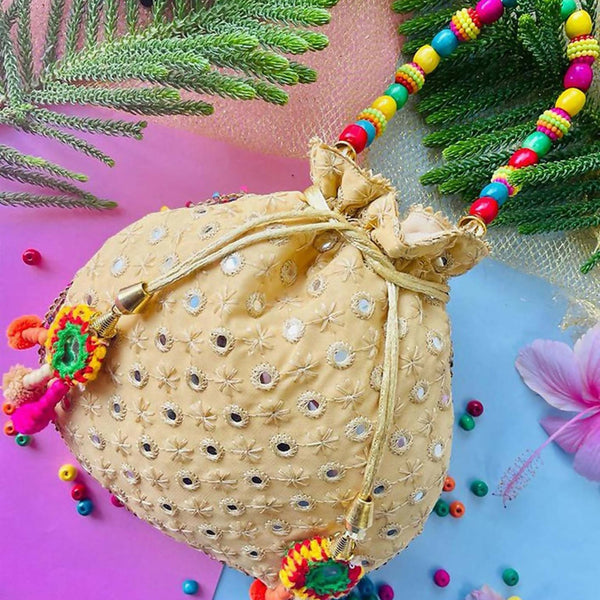 Joban Fashion Potli Bags - Crème