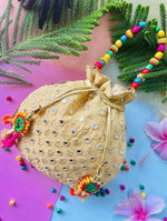 Thumbnail for Joban Fashion Potli Bags - Crème