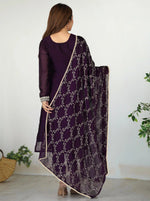 Thumbnail for Rivasha Fashion Indian Designer Wedding Special Women Georgette Embroidered Kurta Pant Dupatta Set