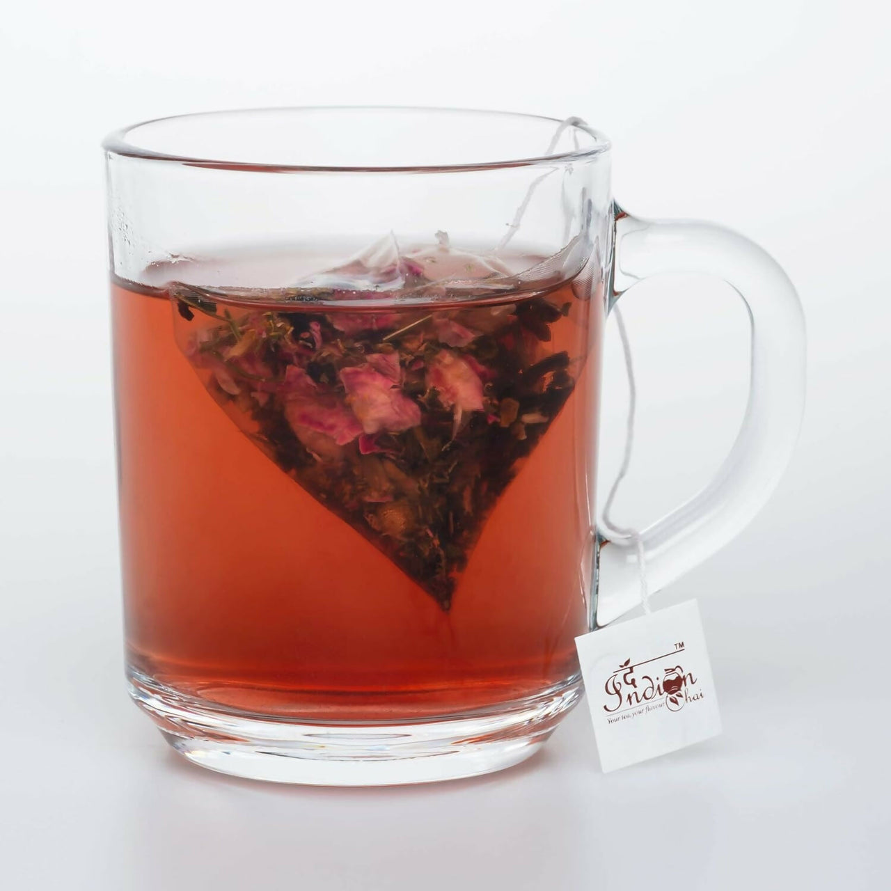 The Indian Chai - Hibiscus Blossom Tea 30 Pyramid Tea Bags - Distacart