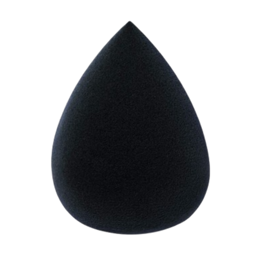 Bronson Professional Black Tear Drop Super Soft Microfiber Beauty Blender Sponge, Applicator, Puffs - Dista