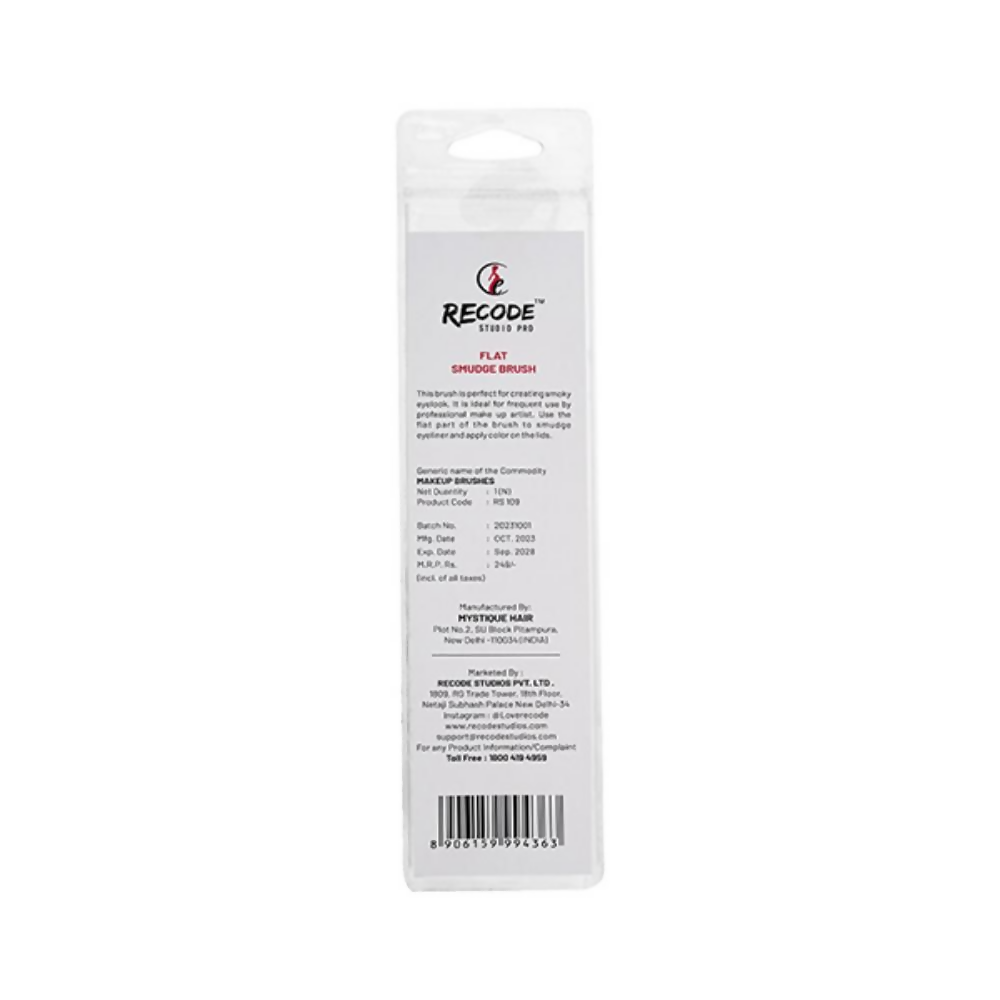 Recode Flat Smudge Brush - RS 109 - Distacart