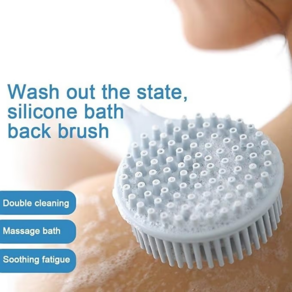 Bronson Professional Back Cleansing Scrubber Silicone Bath Brush - Dista