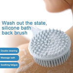 Thumbnail for Bronson Professional Back Cleansing Scrubber Silicone Bath Brush - Dista