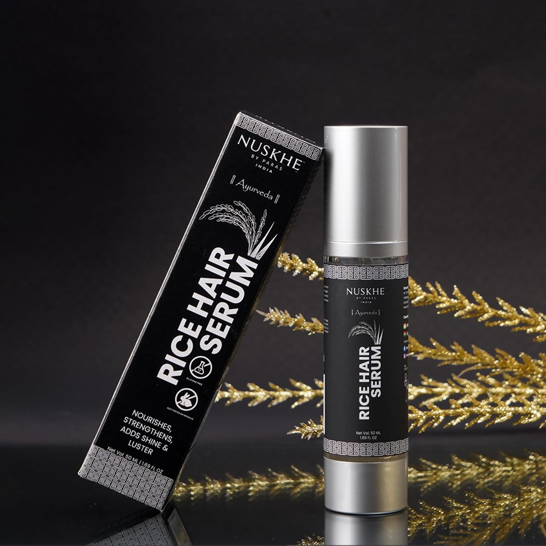 Nuskhe By Paras Ayurvedic Rice Hair Serum - Distacart