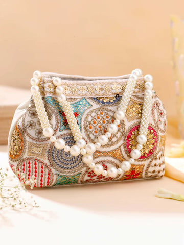 Joban Fashion Traditional Potli Handbags - Multicolor - Dista