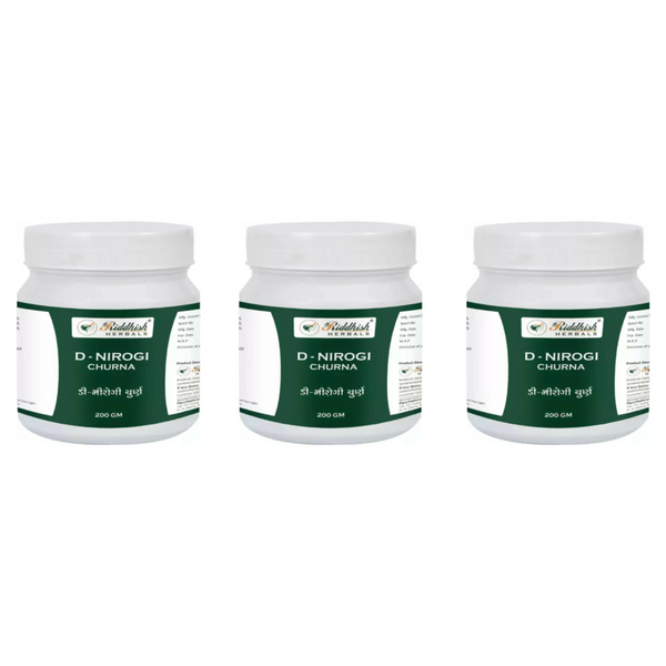 Riddhish Herbals D - Nirogi Churna - Distacart