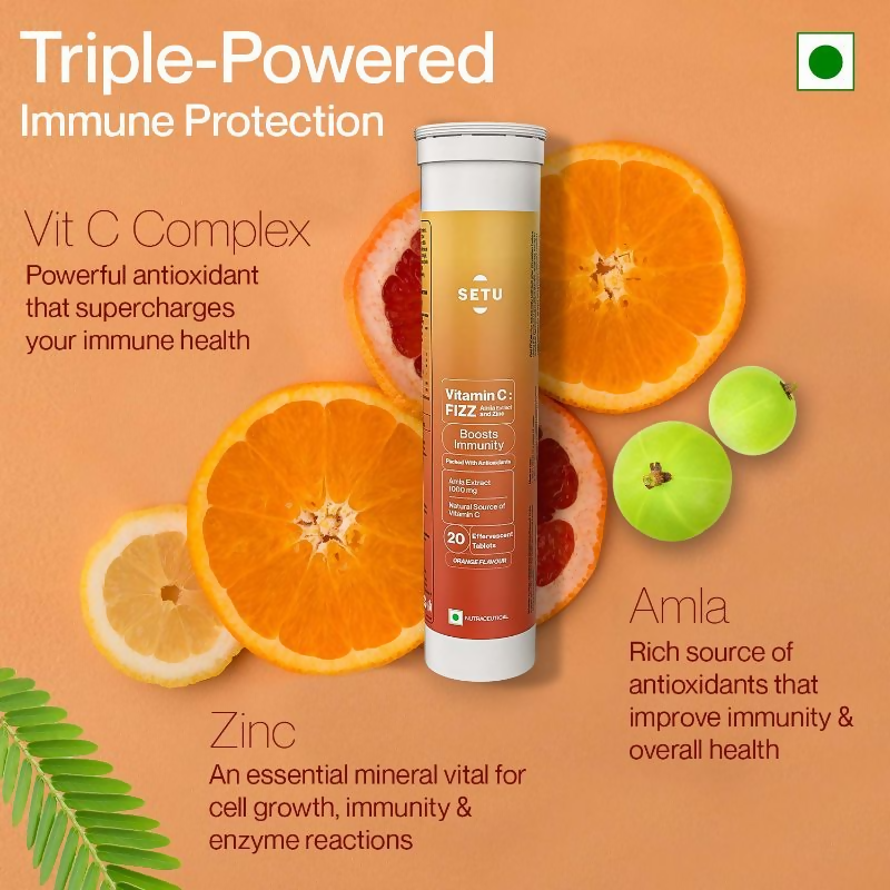 Setu Vitamin C Fizz Effervescent Tablets - Distacart