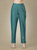 Thumbnail for Aastha Fashion Women's Rama Rayon Embroidered Kurta Pant Set - Distacart