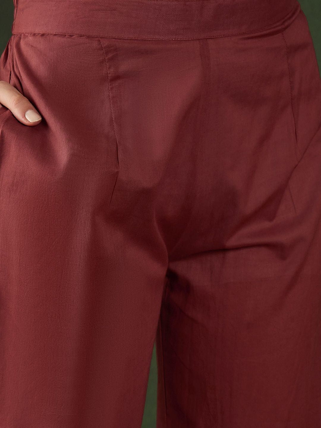 Sangria Pure Cotton Kurta & Trouser With Dupatta