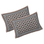 Thumbnail for Rudra Bazaar Brown 210 TC Cotton Double King Bedsheet With 2 Pillow Covers