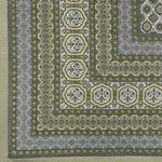 Thumbnail for Rudra Bazaar Green 210 TC Cotton Double King Bedsheet With 2 Pillow Covers
