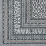 Thumbnail for Rudra Bazaar Grey 210 TC Cotton Double King Bedsheet With 2 Pillow Covers