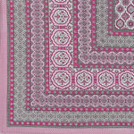 Thumbnail for Rudra Bazaar Pink 210 TC Cotton Double King Bedsheet With 2 Pillow Covers