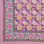 Thumbnail for Rudra Bazaar Pink 210 TC Cotton Double King Bedsheet With 2 Pillow Covers
