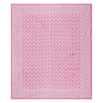 Thumbnail for Rudra Bazaar Pink 210 TC Cotton Double King Bedsheet With 2 Pillow Covers