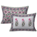 Thumbnail for Rudra Bazaar Green 210 TC Cotton Double King Bedsheet With 2 Pillow Covers