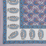 Thumbnail for Rudra Bazaar Multi 210 TC Cotton Double King Bedsheet With 2 Pillow Covers