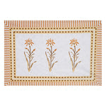 Thumbnail for Rudra Bazaar Yellow 210 TC Cotton Double King Bedsheet With 2 Pillow Covers