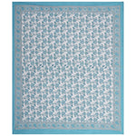 Thumbnail for Rudra Bazaar Pink 210 TC Cotton Double King Bedsheet With 2 Pillow Covers