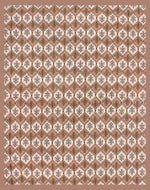 Thumbnail for Rudra Bazaar Brown 210 TC Cotton Double King Bedsheet With 2 Pillow Covers
