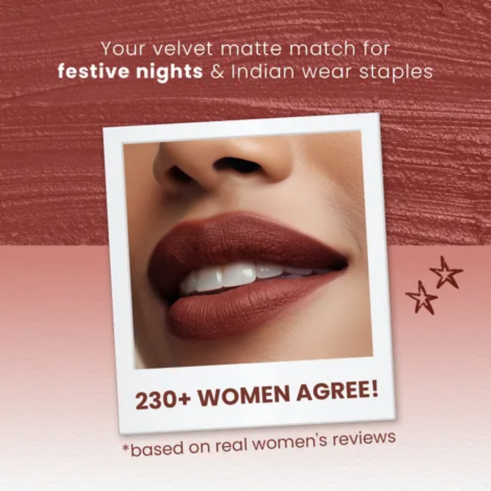 NY Bae Velvet Mousse Liquid Lipstick - Cheeky Nude 09 - Distacart