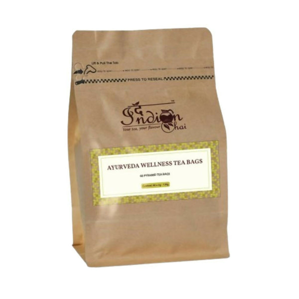 The Indian Chai - Ayurveda Wellness Tea 30 Pyramid Tea Bags - Distacart