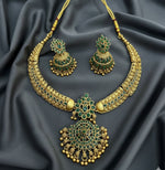 Thumbnail for Jewel City Timeless Elegance Of Indian Heritage Handcrafted Green Necklace Set - Distacart