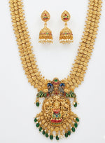 Thumbnail for Jewel City Antique Gold-Plated Temple Jewelry Set - Distacart