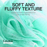 Thumbnail for Fabskin Luxury Bathing Round Loofah - Aqua and Pink - 2 Pieces - Dista