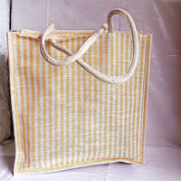 Thumbnail for Jute Ladies Fashion Bags in Combo - Big & Small - Distacart