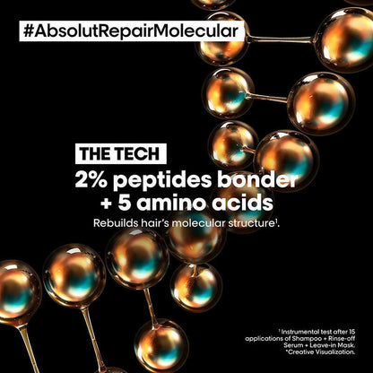 L'Oreal Paris Absolut Repair Molecular Deep Repairing Hair Rinse-Off Serum - Distacart