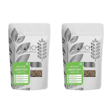Sorich Organics Lemon Tulsi Green Tea - Distacart