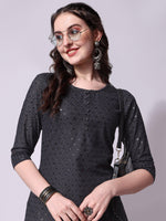 Thumbnail for Embroidered Kurta With Pant, Multicolor - Hiral Fashion - Distacart