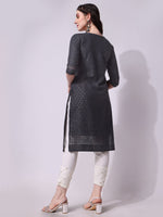 Thumbnail for Embroidered Kurta With Pant, Multicolor - Hiral Fashion - Distacart