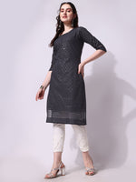 Thumbnail for Embroidered Kurta With Pant, Multicolor - Hiral Fashion - Distacart