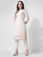Thumbnail for Embroidered Kurta With Pant, Multicolor - Hiral Fashion - Distacart