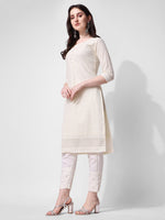 Thumbnail for Embroidered Kurta With Pant, Multicolor - Hiral Fashion - Distacart