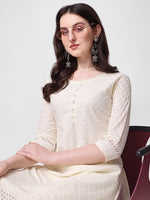 Thumbnail for Embroidered Kurta With Pant, Multicolor - Hiral Fashion - Distacart