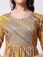 Thumbnail for Nayra Cut Embroidered Kurta With Pant And Dupatta Set, Multicolor - Hiral Fashion - Distacart
