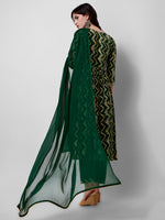 Thumbnail for Nayra Cut Printed And Embroidered Kurta With Pant & Dupatta Set, Multicolor - Hiral Fashion - Distacart
