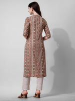 Thumbnail for Ethnic Motif Printed Kurta, Multicolor - Hiral Fashion - Distacart