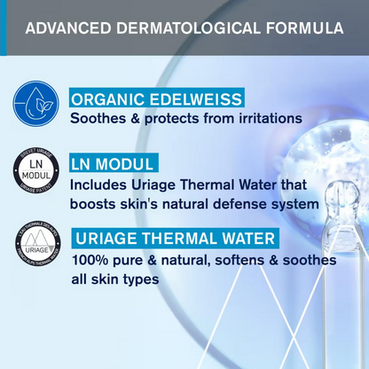 Uriage Makeup Removing Milk Gently Removes Makeup From Face & Eyes - Distacart